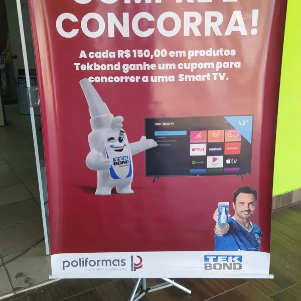 Banner de impressão digital em Goiânia da Flex Mídia CV