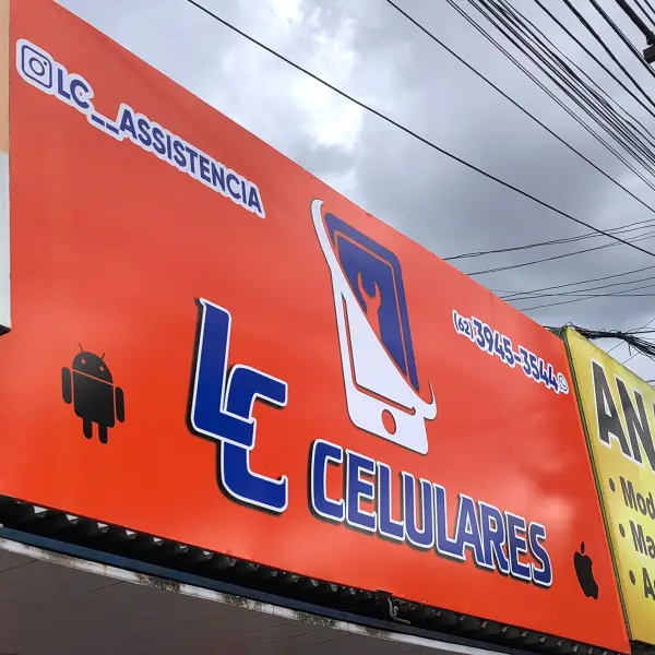 Banner para fachadas de lojas em Goiânia da Flex Mídia CV