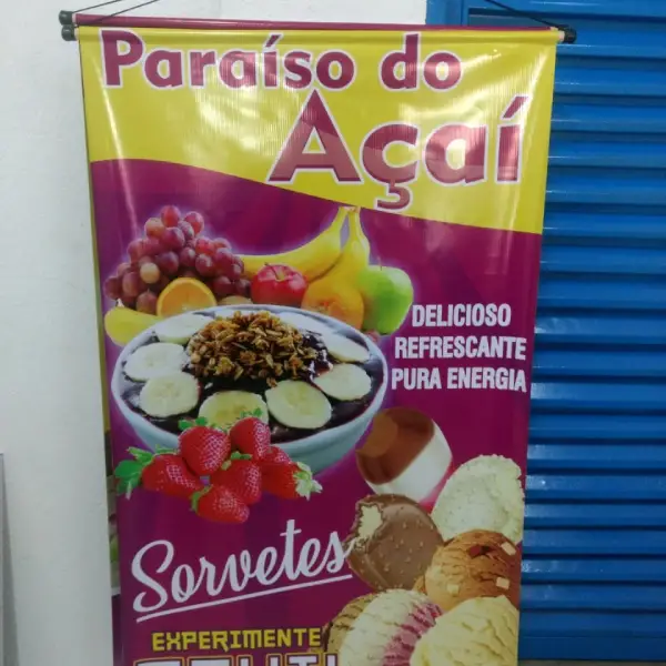 Banner promocional em Goiânia da Flex Mídia CV