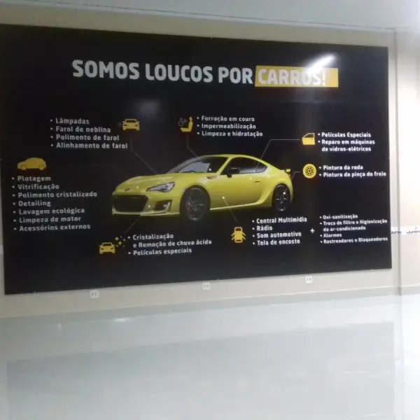 Banner promocional para ponto de venda em Goiânia da Flex Mídia CV