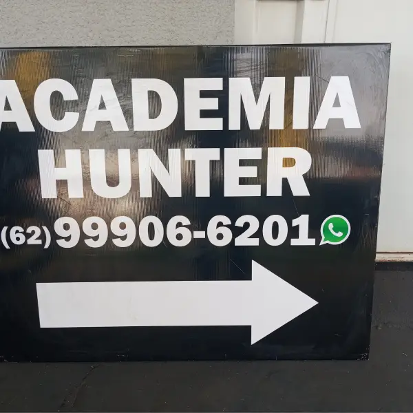 Placas de identificação para empresas em Goiânia da Flex Mídia CV