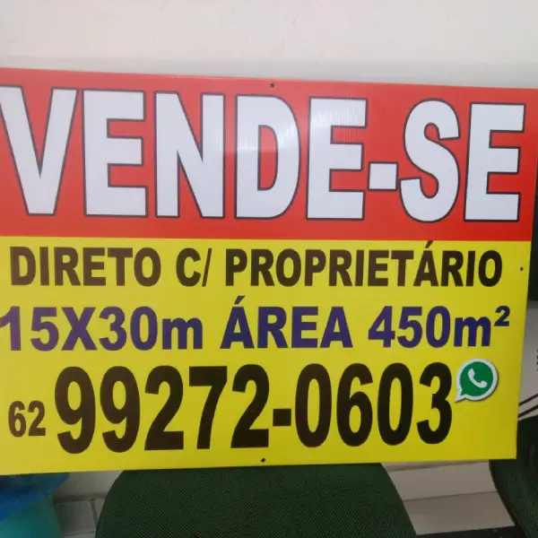 Placas de venda para corretores em Goiânia da Flex Mídia CV