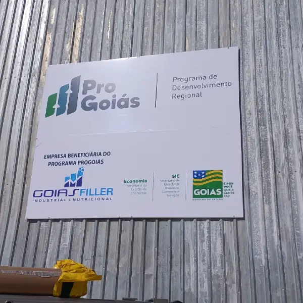 Placas personalizadas em Goiânia da Flex Mídia CV