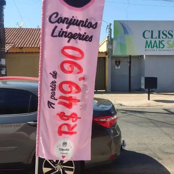 Wind banner em promoção em Goiânia da Flex Mídia CV