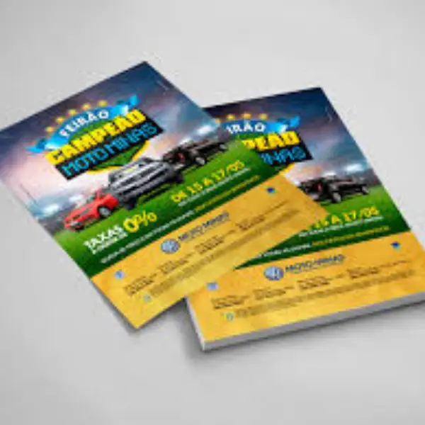 Panfletos para eventos promocionais em Goiânia da Flex Mídia CV