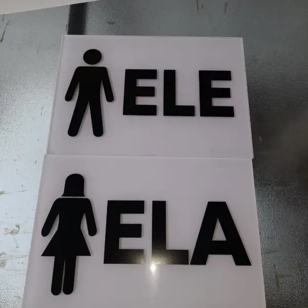 Placas de identificação em Goiânia da Flex Mídia CV